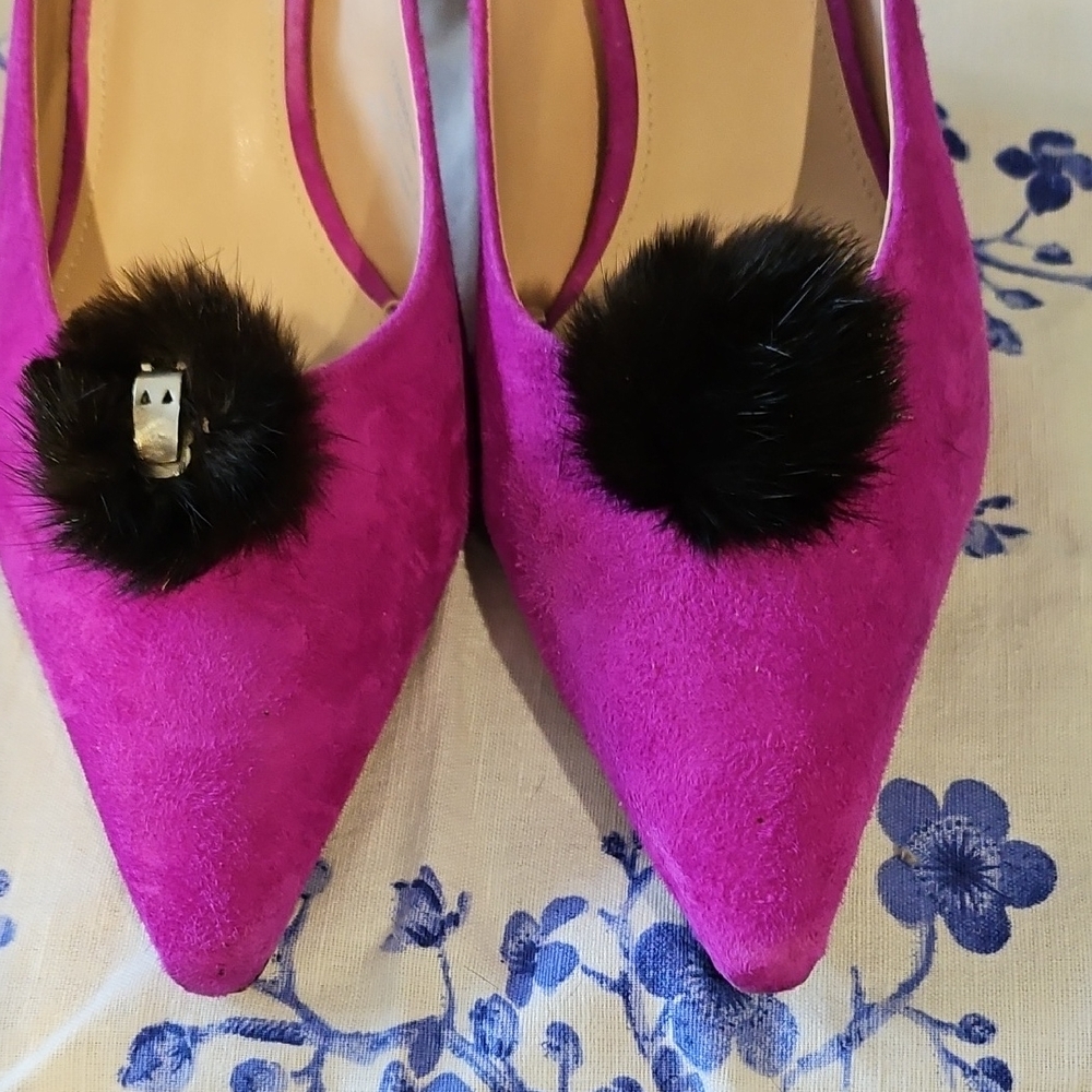 Elegant Mink Shoe Clip Ons